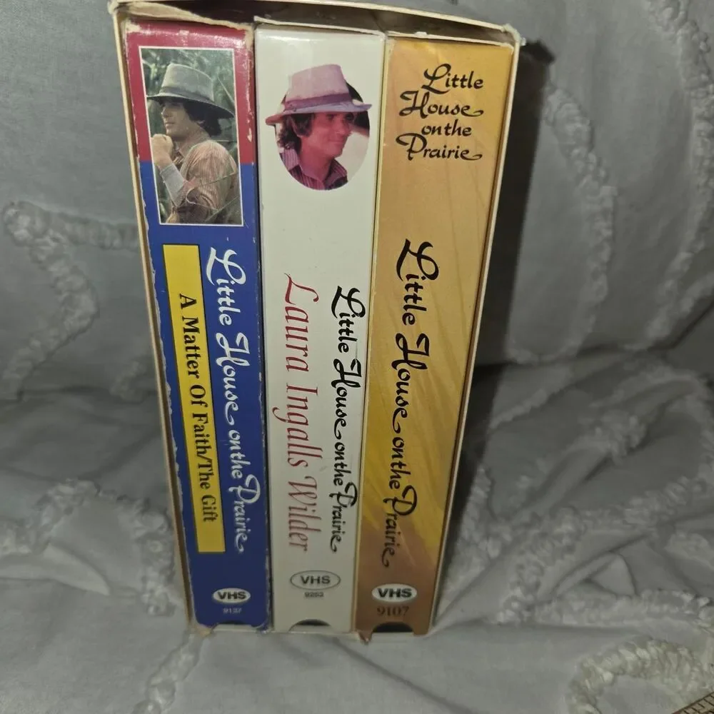 Little House On The Prairie VHS Box Set 3 Video Tapes  nostaglia gift memories